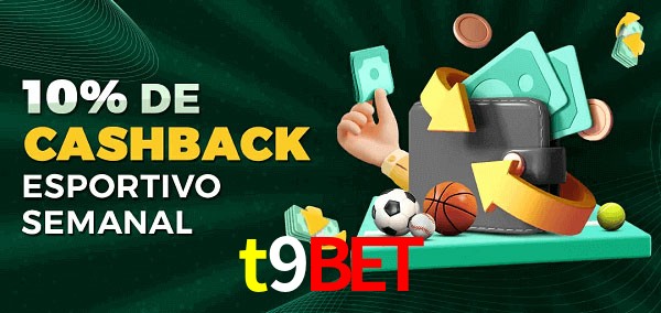 10% de bônus de cashback na t9bet